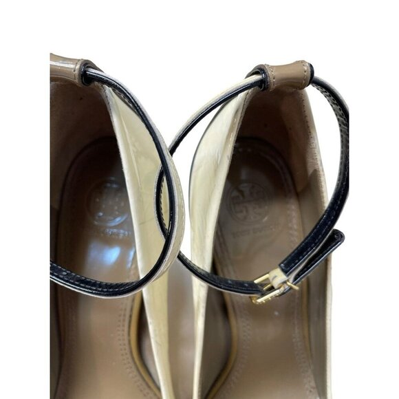 Tory Burch Women's Cream Colored Heels Women’s Size 9.5 - Picture 4 of 11
